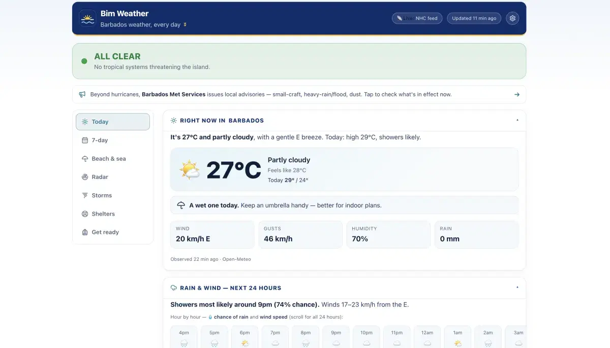 Bim Weather screenshot